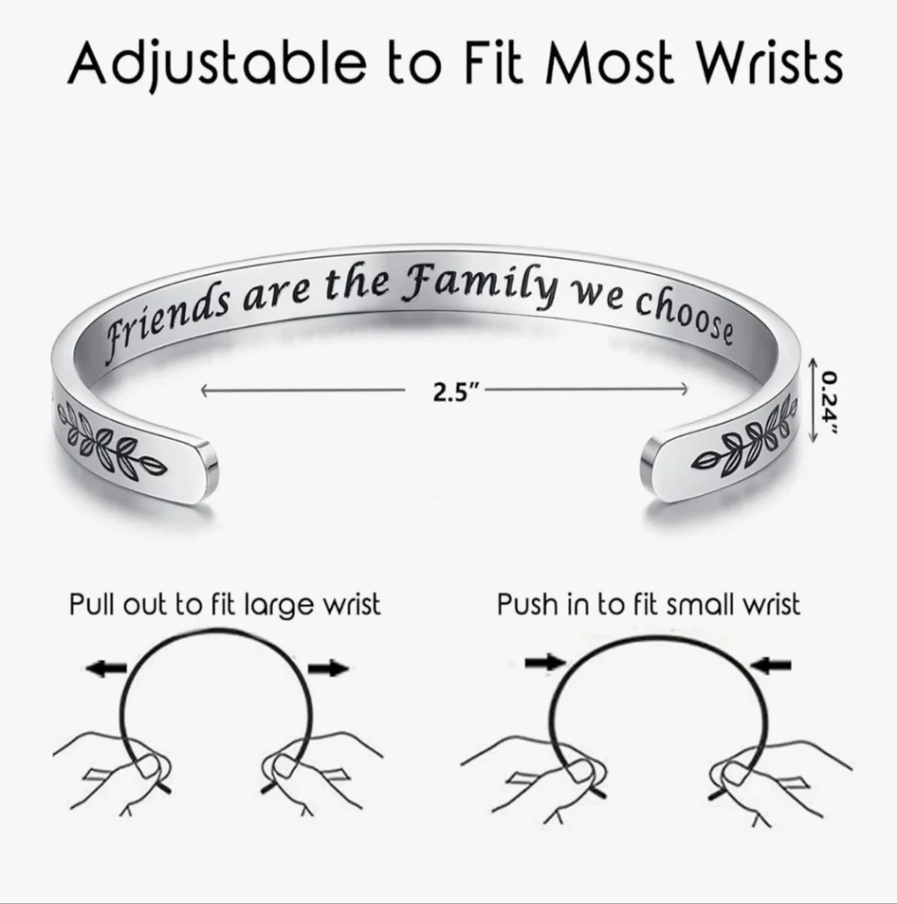 Elegant Silver Cuff Bracelet